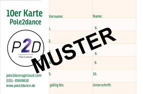 Gutschein 10er Karte Pole classic